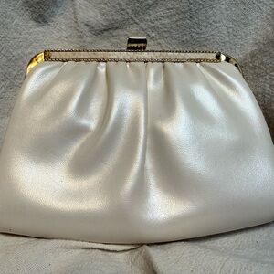 Elegant Cream Clutch Bag